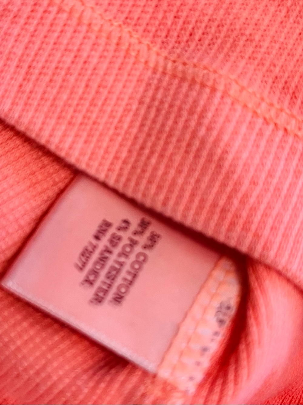 SO The Perfect Tank Top Ribbed Racerback Peach Size Small - Picture 6 of 6